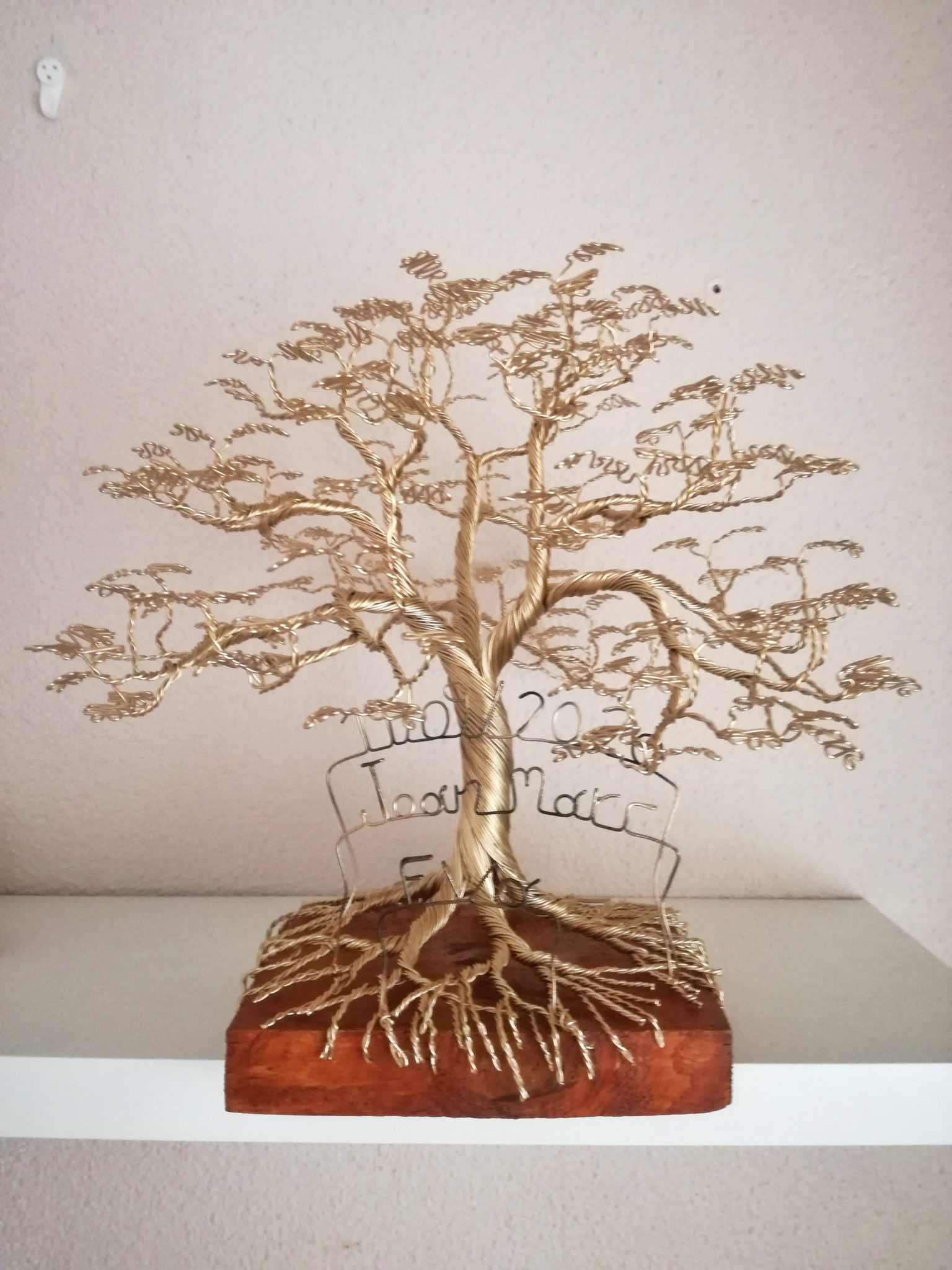 Escultura de árbol de alambre Árbol de bonsái de alambre Bonsái de metal  Árbol de alambre hecho a mano -  España